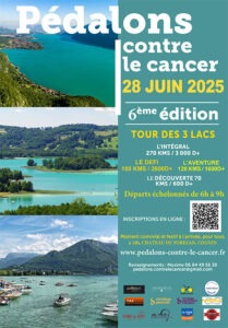 Pédalons Contre Le Cancer - Tour des 3 Lacs 2025 - Savoie
